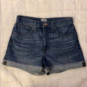 J.Crew High Rise Denim Jean Shorts